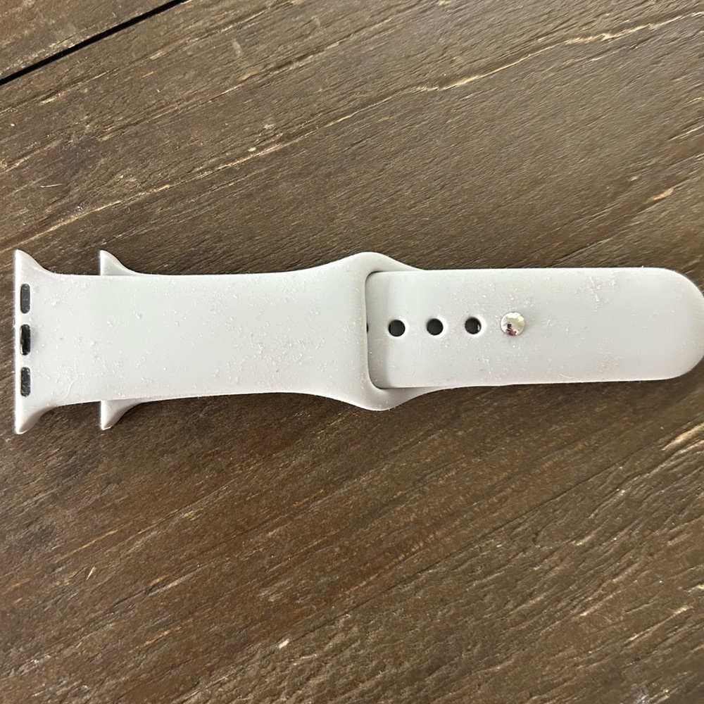 Apple silicone light grey iwatch band